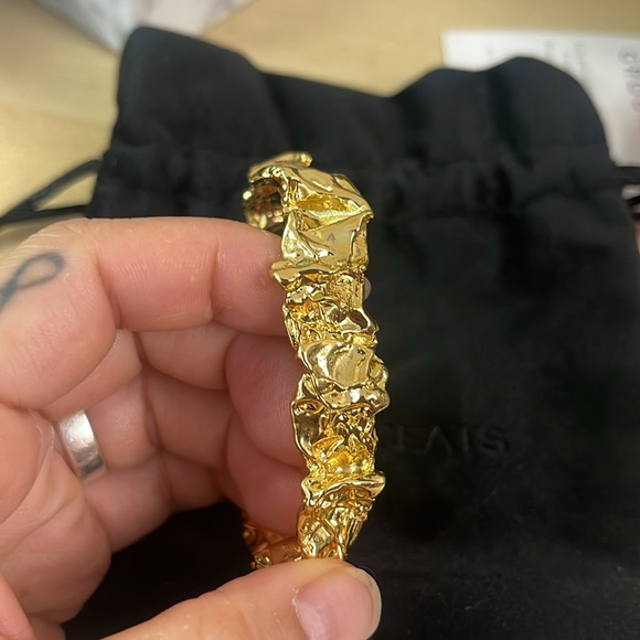 Amber Sceats 24K Plated Gold Emery Cuff Bracelet $169